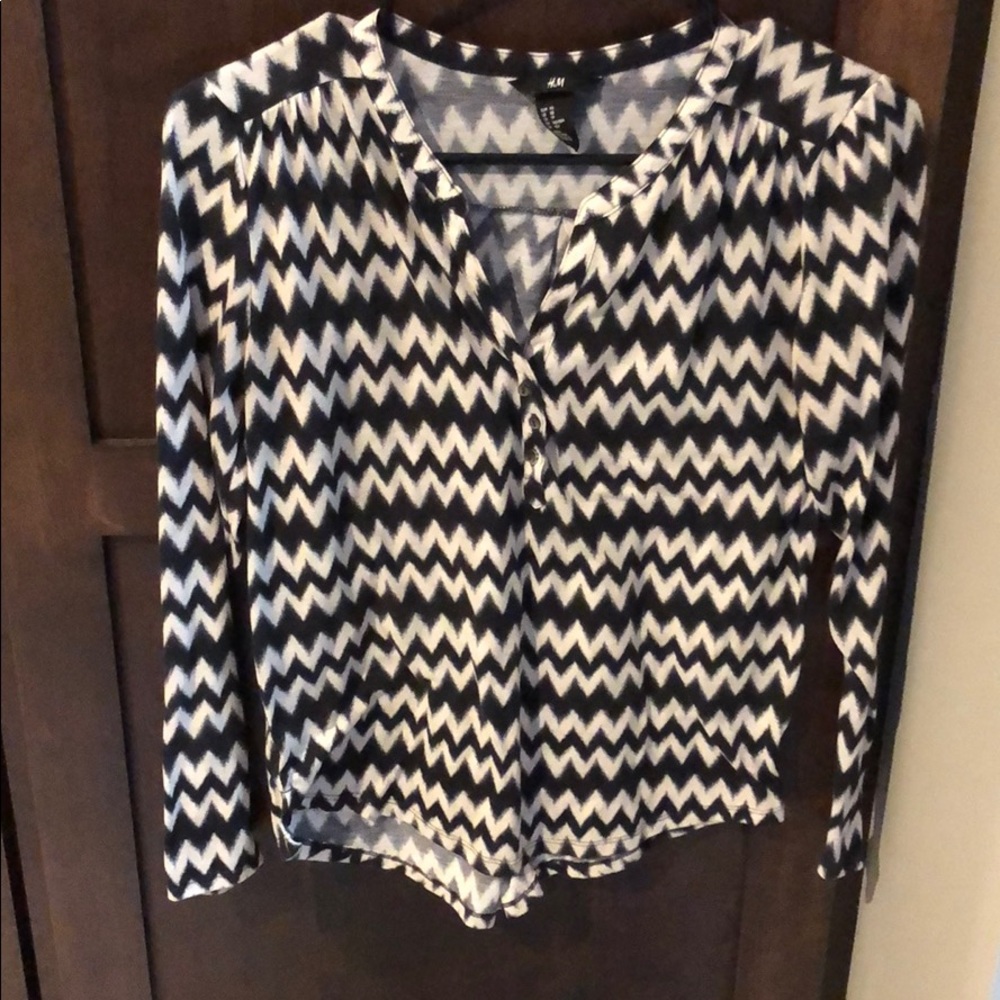 Long Sleeve Chevron